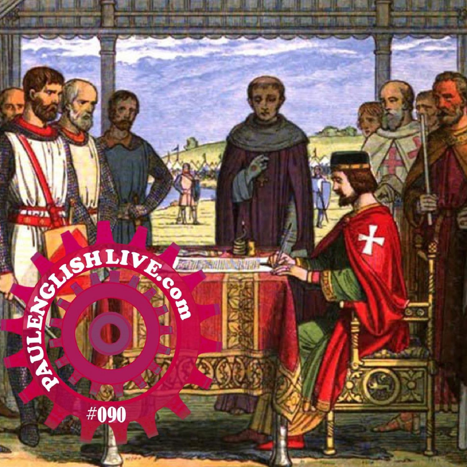 PAUL ENGLISH LIVE #090 · Pleasant Peasants Artwork