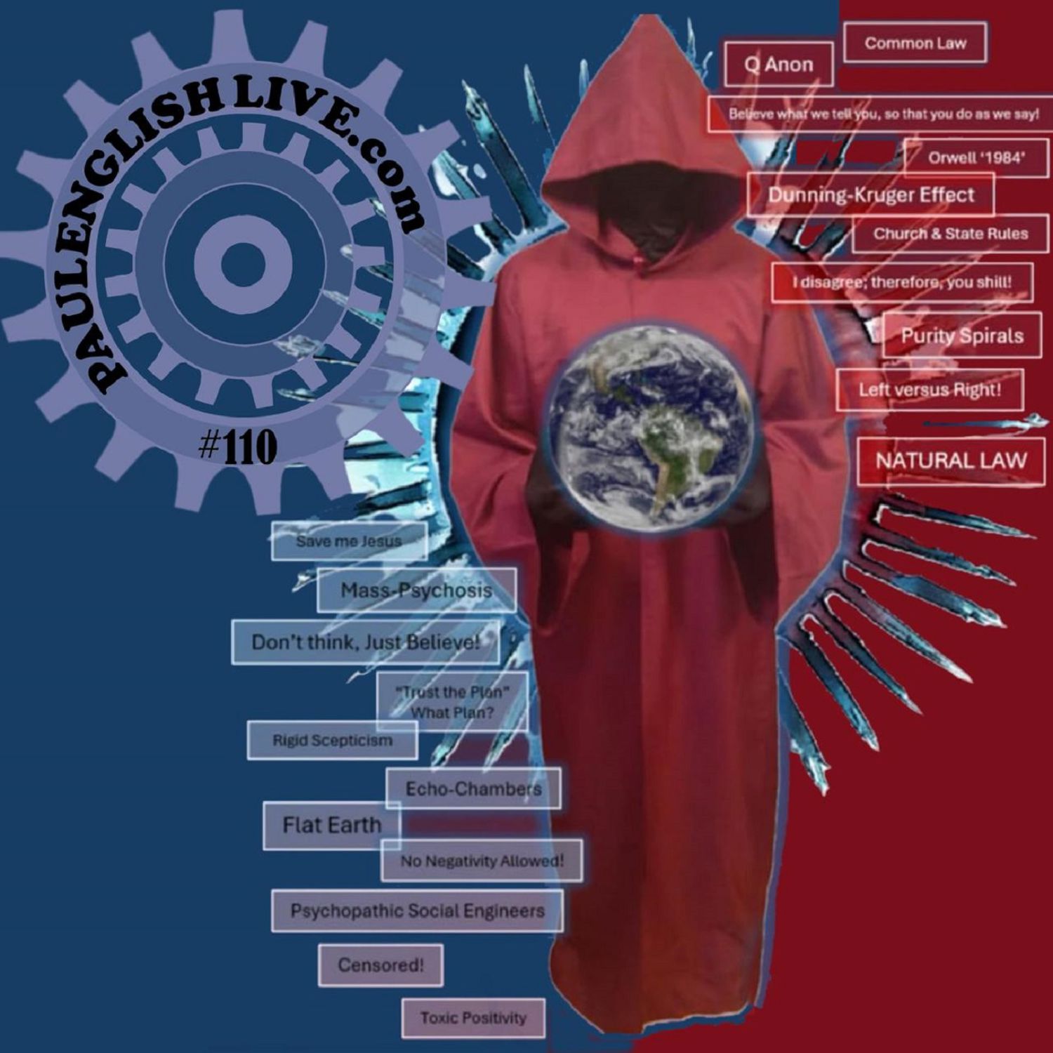 PAUL ENGLISH LIVE #110 · Fake Awake and Other Matters Artwork