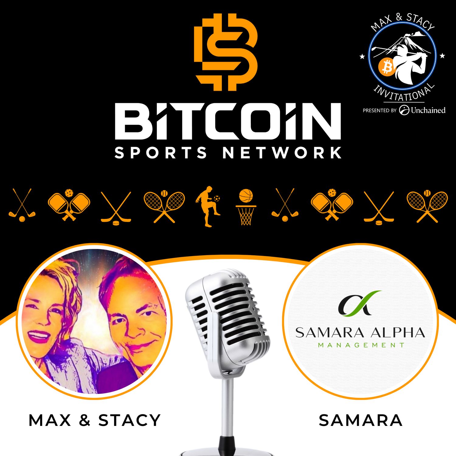Max & Stacy with Patrick Lowry of Samara Alpha Management