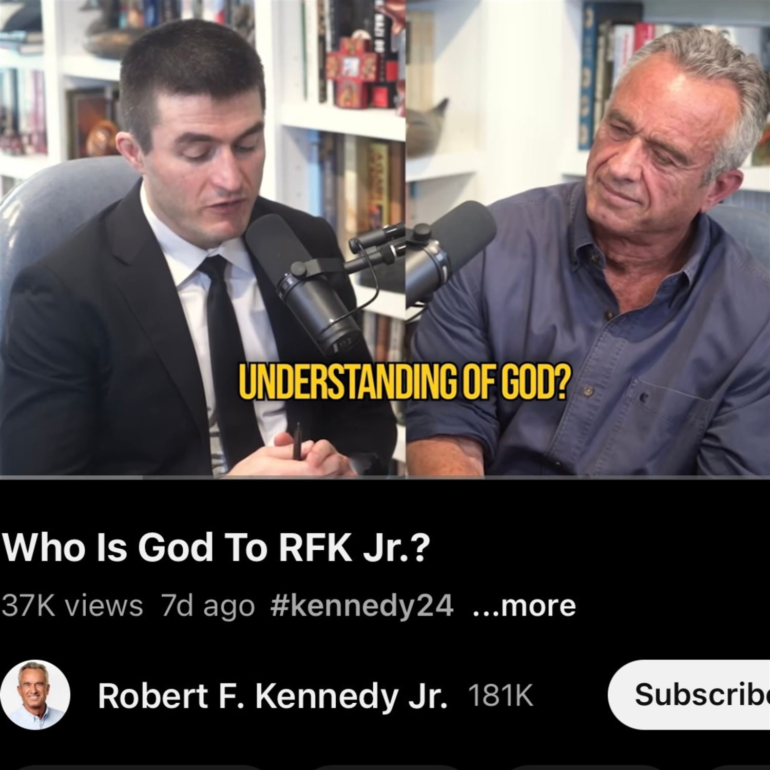 RFK jr On God