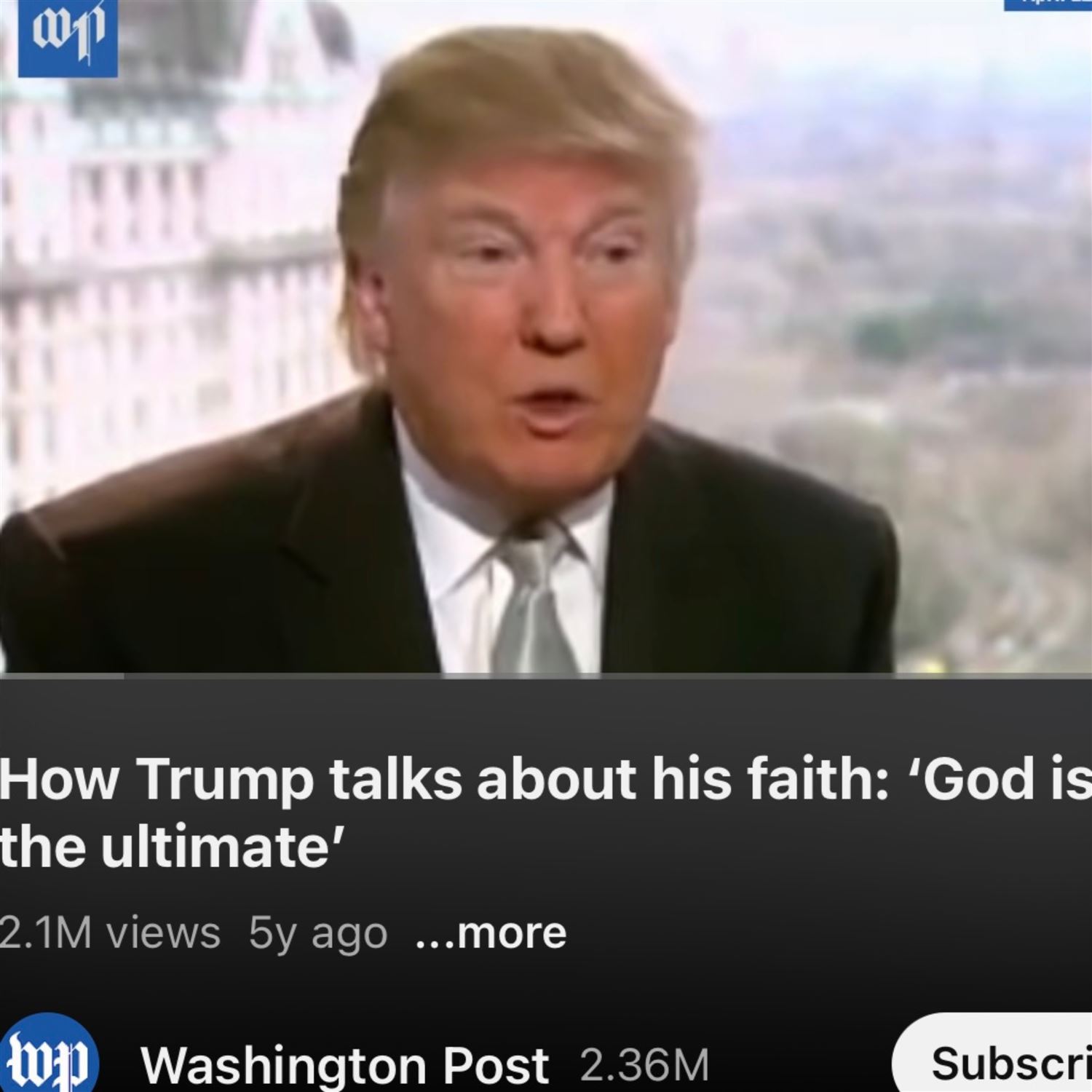 Trump & God