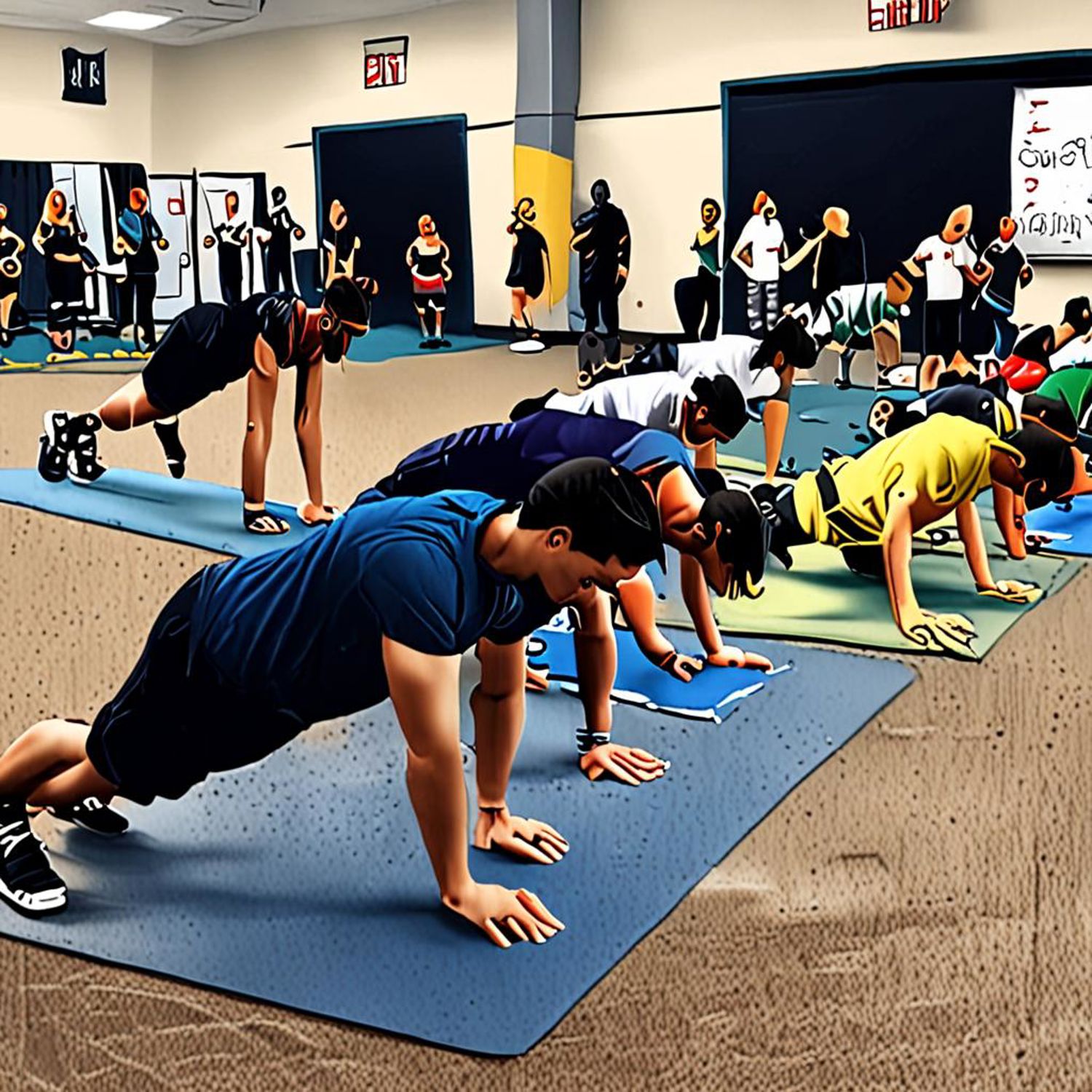 Push-Up Challenge and Community Engagement