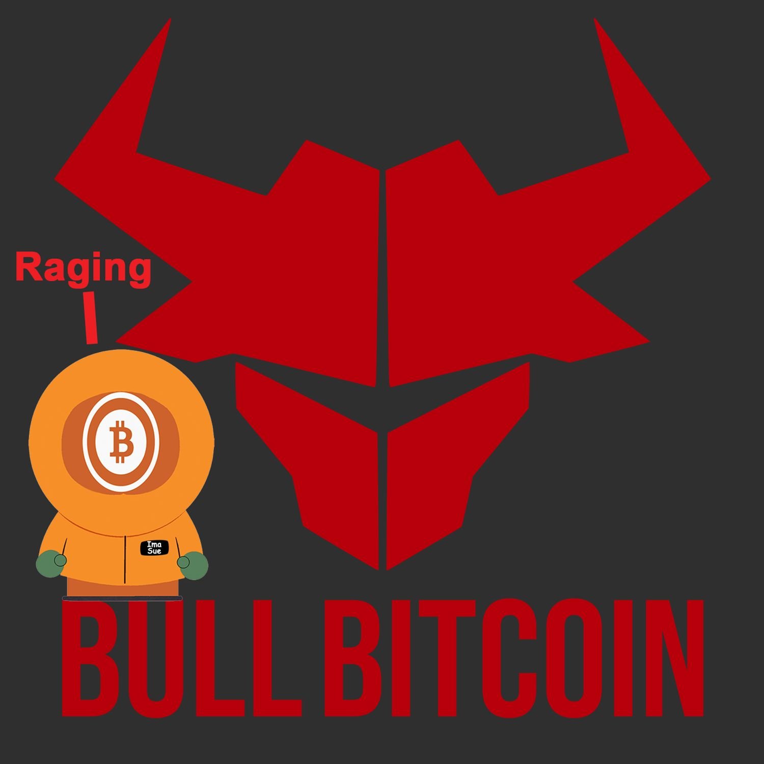 Bitcoin In A Bull Shop Artwork