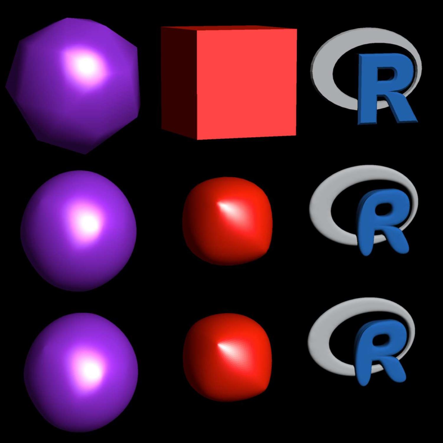 Sculpting the moon with the rayverse