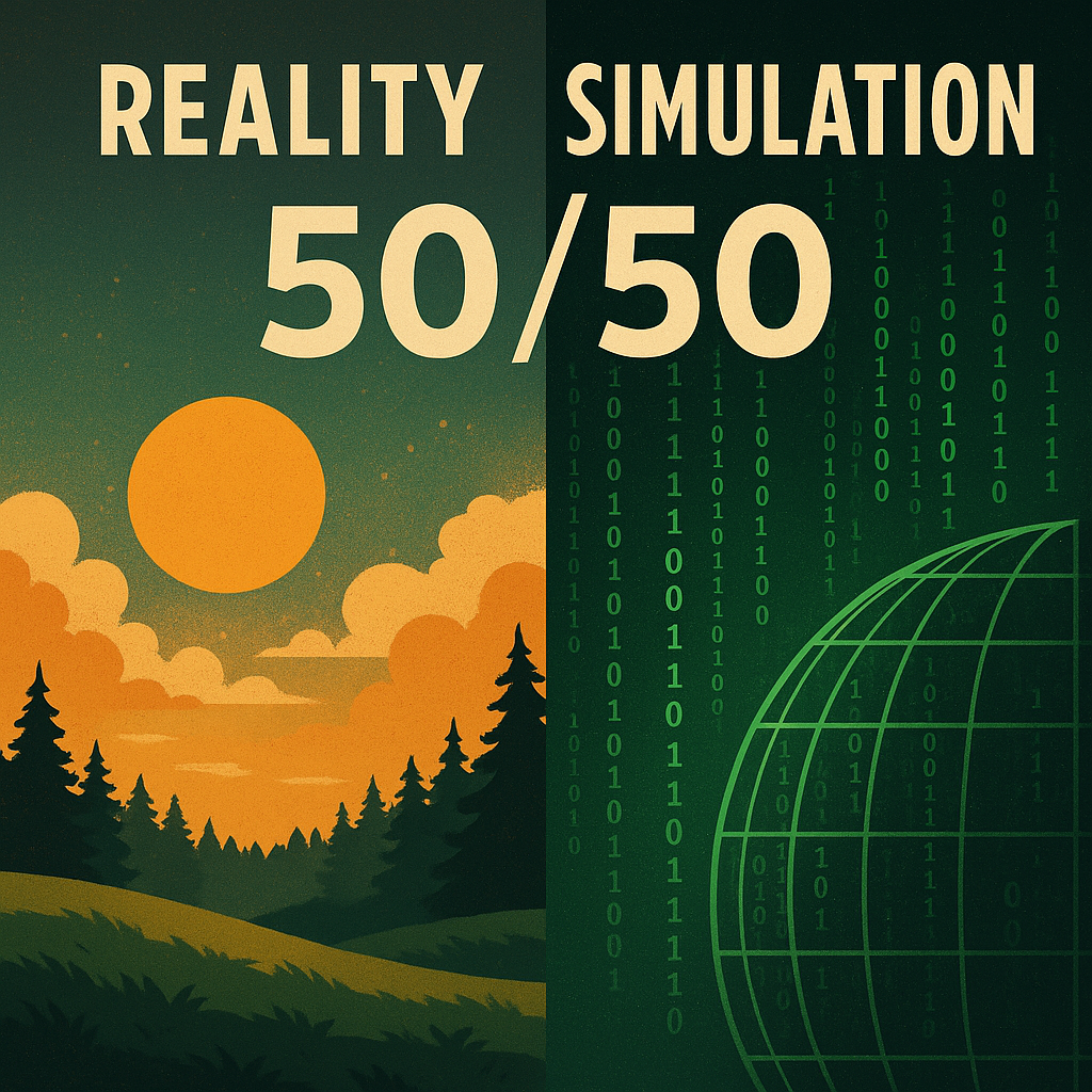 Reality-Check: Simulation oder echte Welt? 50/50-Debatte