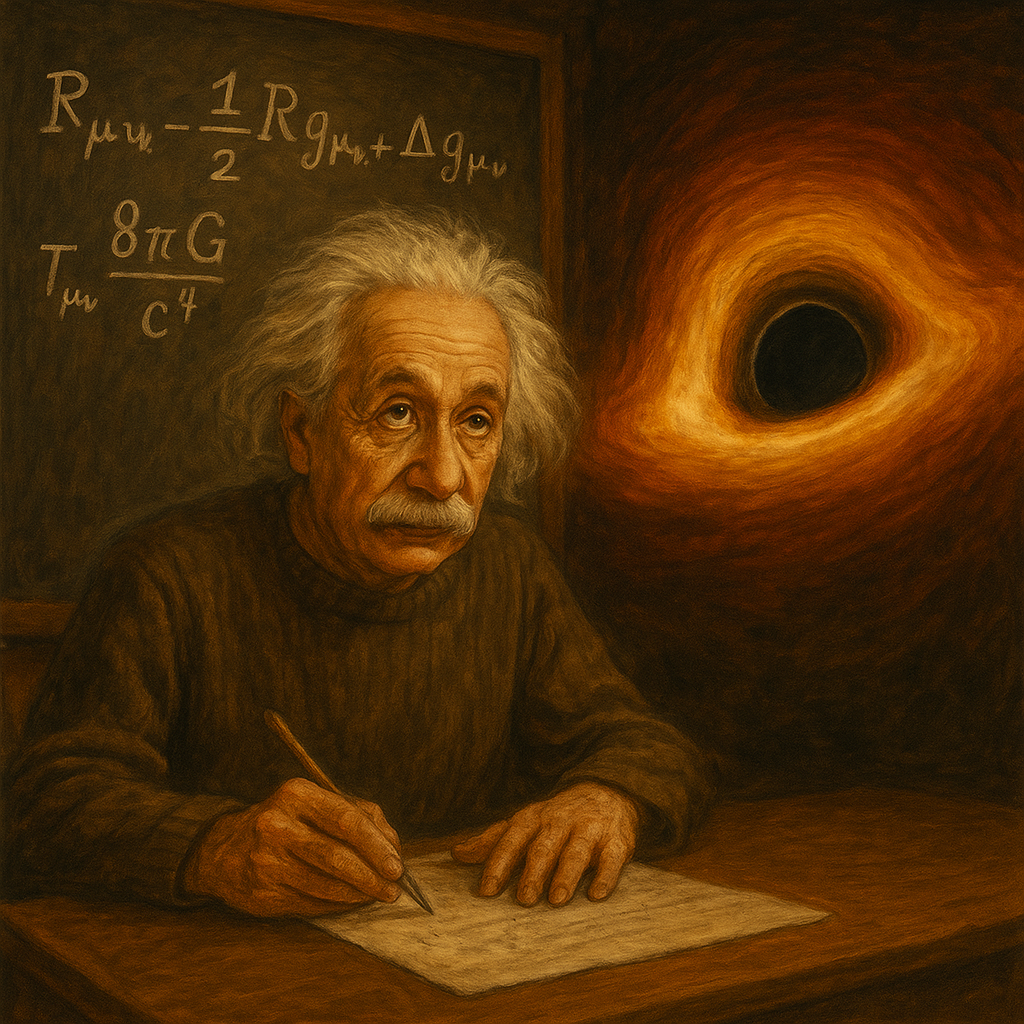 Einsteins Feldgleichungen und Schwarzschilds Lösung