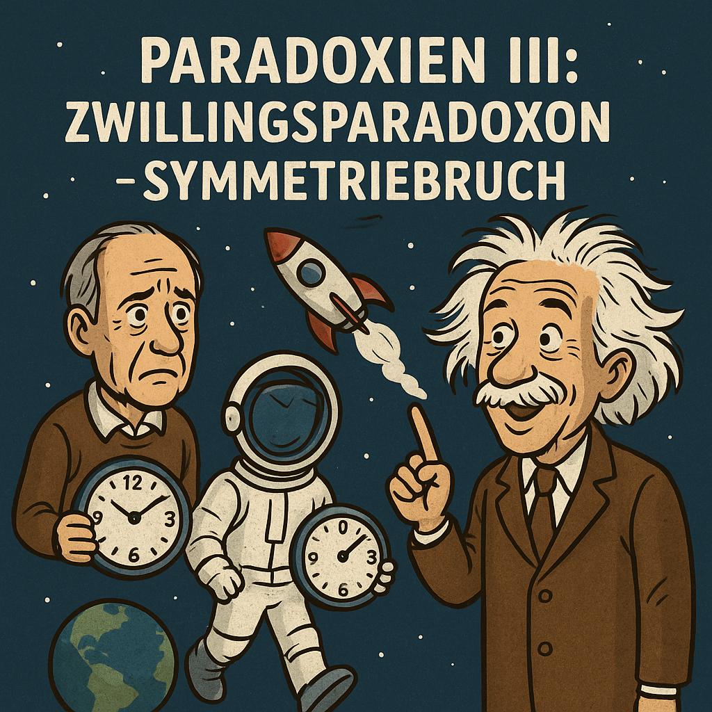 Paradoxien III: Zwillingsparadoxon – Symmetriebruch