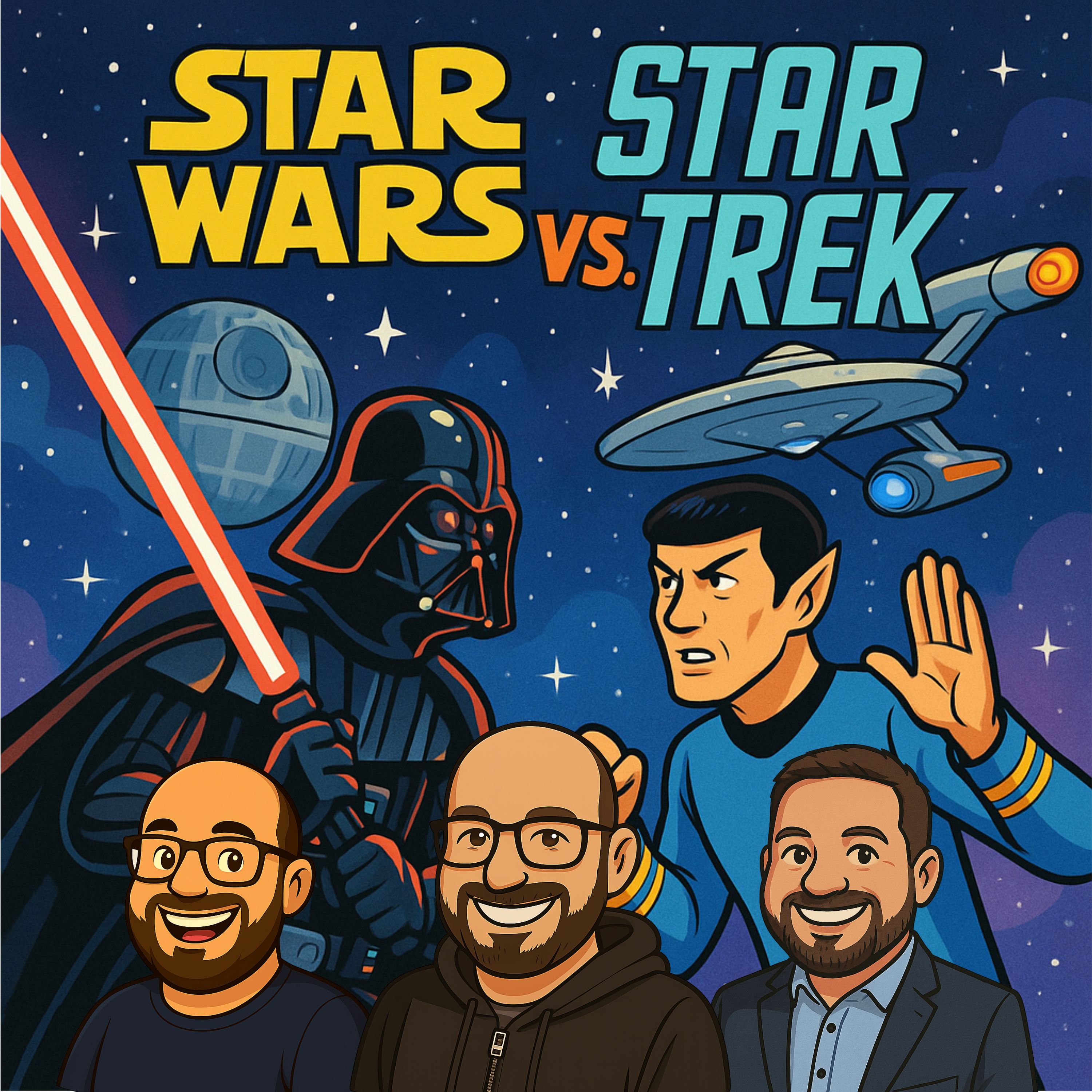Nerd-Talk: Star Trek vs. Star Wars Artwork