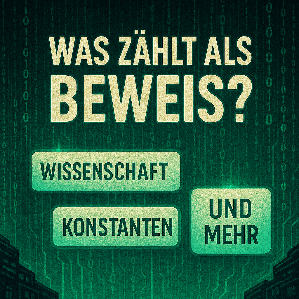 Was zählt als Beweis? Wissenschaft, Konstanten und mehr