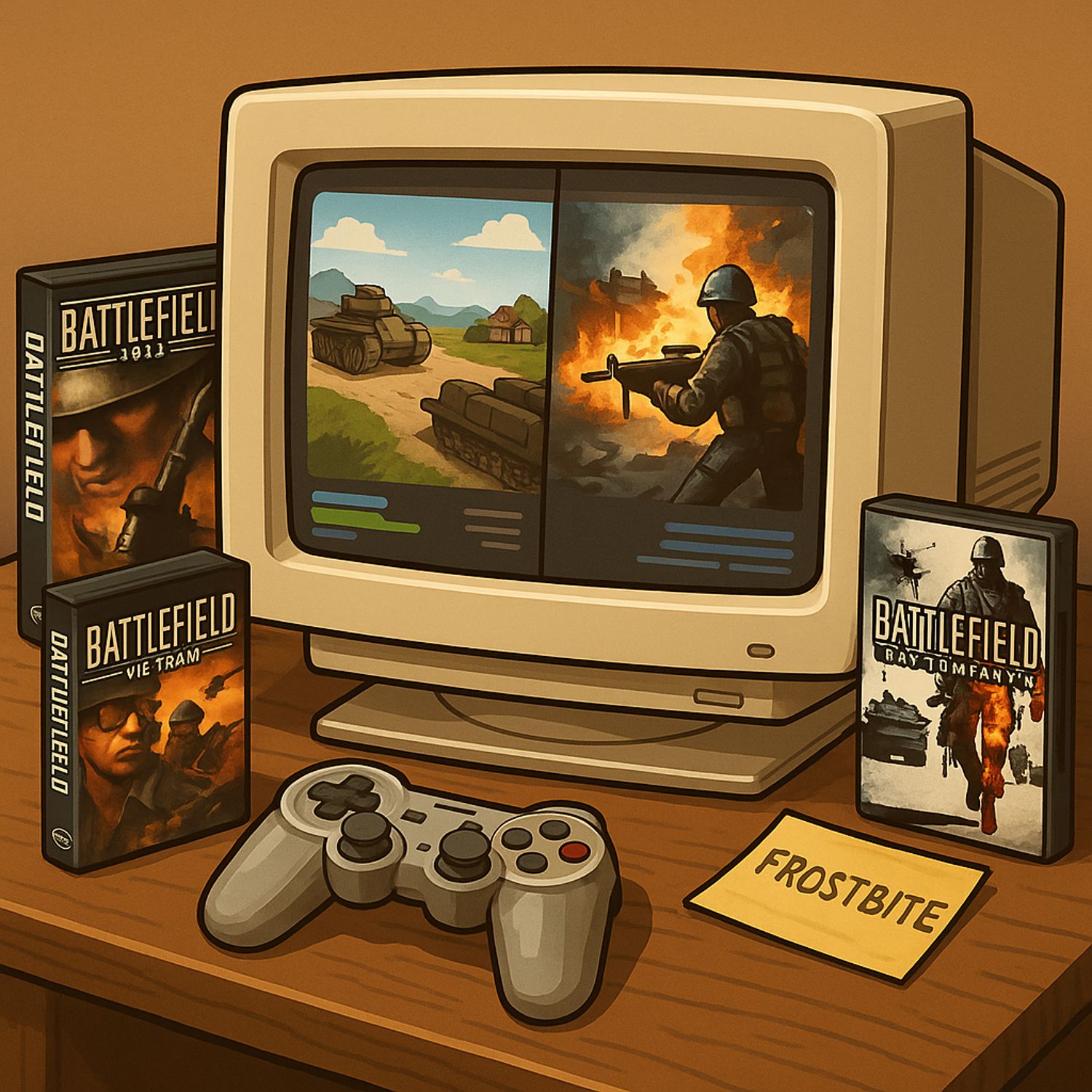 Battlefield-Reihe: 1942, Vietnam, Bad Company 2 bis Frostbite-Zeiten