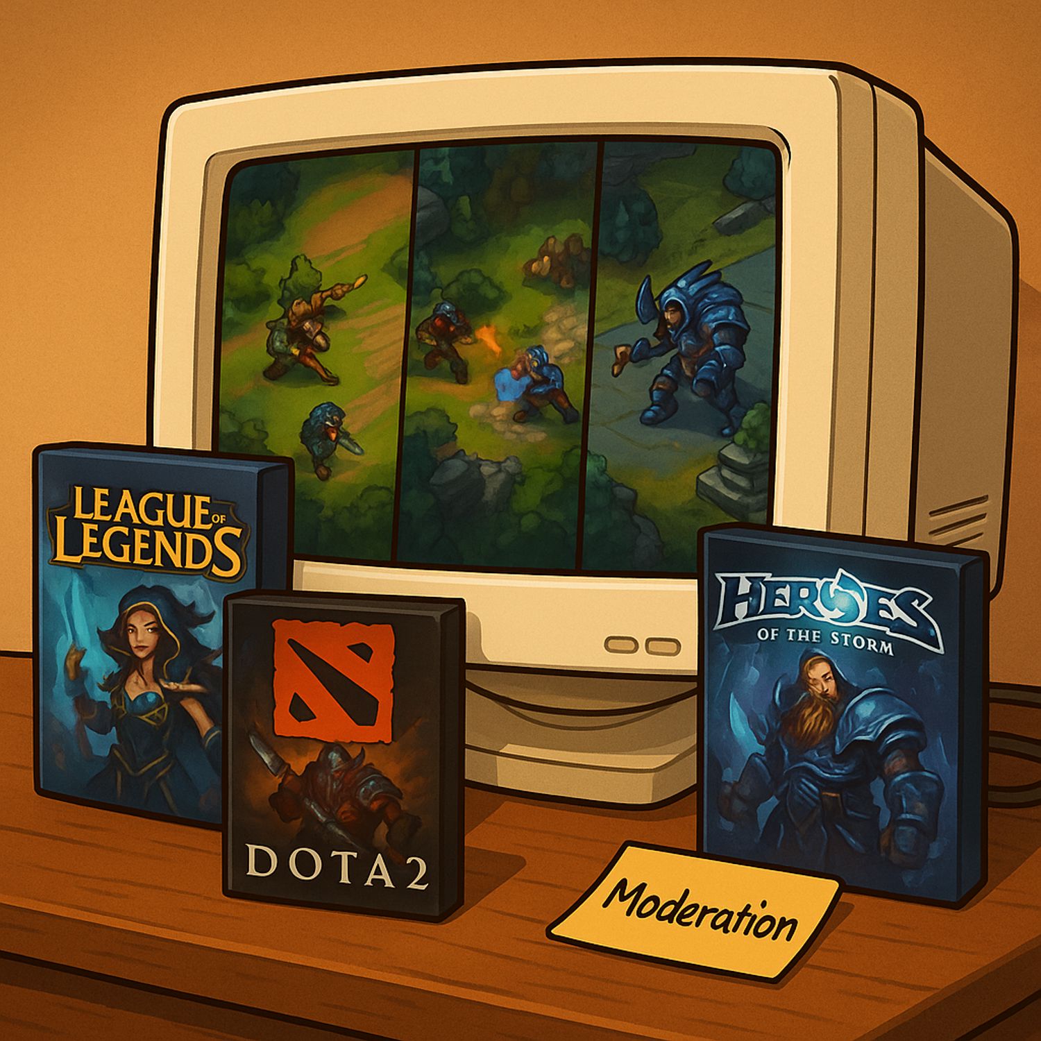 MOBAs & Communities: LoL, Dota, Heroes of the Storm und Moderation
