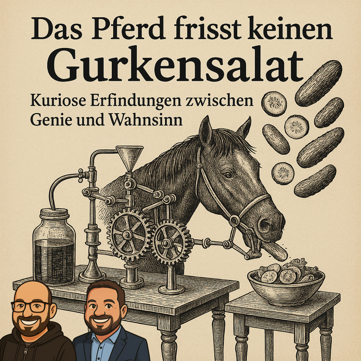 Das Pferd frisst keinen Gurkensalat: Kuriose Erfindungen zwischen Genie und Wahnsinn Artwork