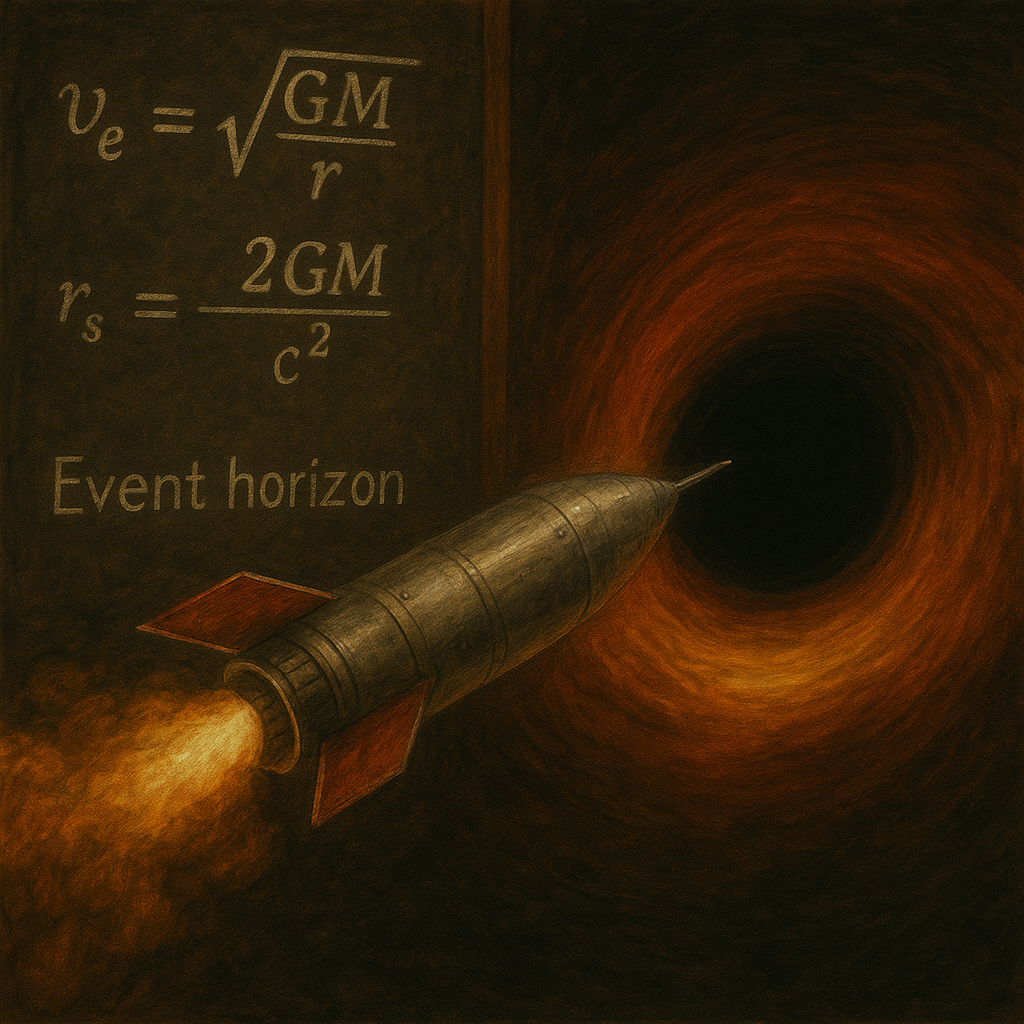 Fluchtgeschwindigkeit, Schwarzschildradius & Ereignishorizont