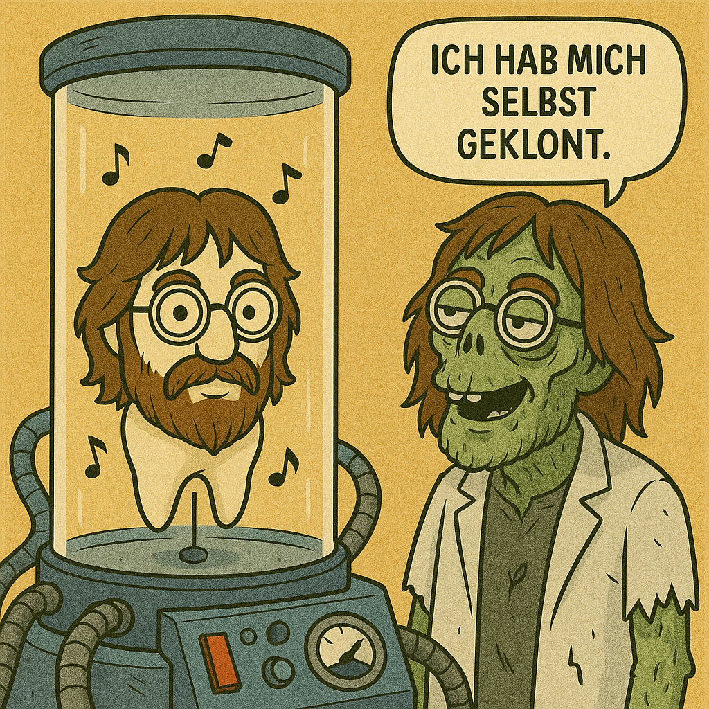 John Lennons Zahn und sein Klon