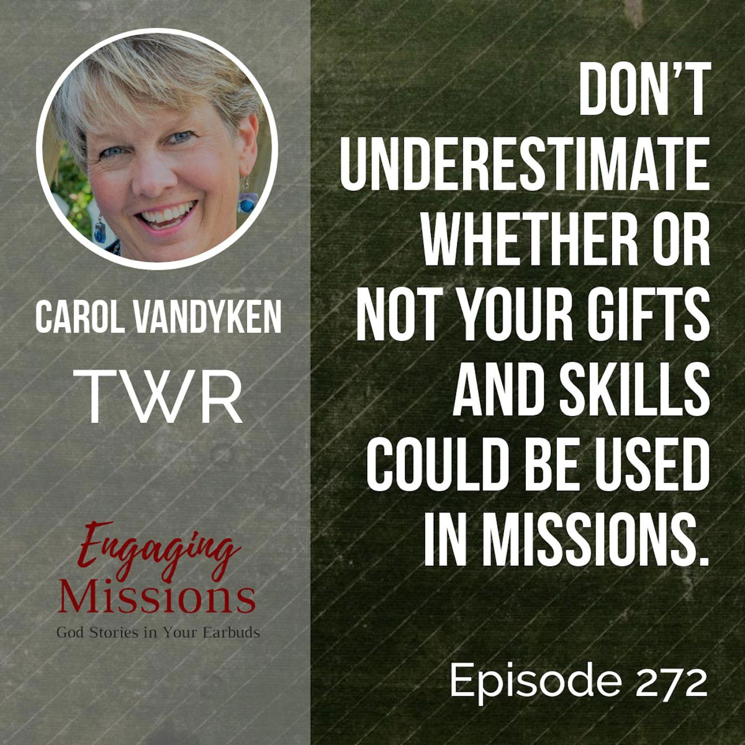 TWR: Taking the Gospel Across the Airwaves and Into Digital Downloads, with Carol VanDyken – EM272 Artwork