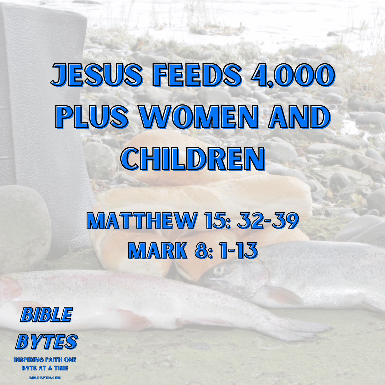 Jesus Feeds 4,000 Plus Women and Children Artwork