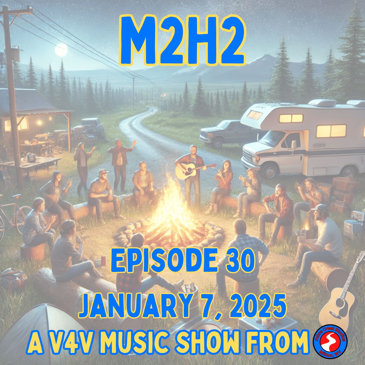 Join the Mountain Music Happy Hour: A New Year of V4V Tunes Artwork