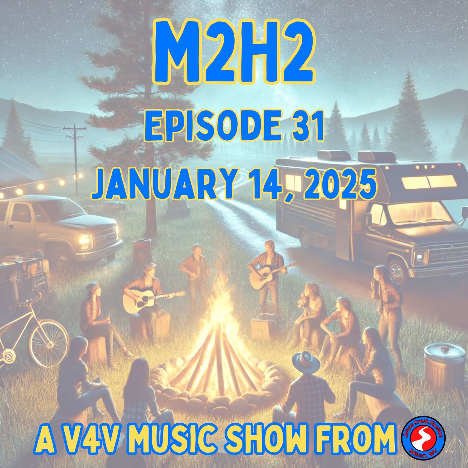 Celebrating Music and Birthdays on M2H2 Artwork