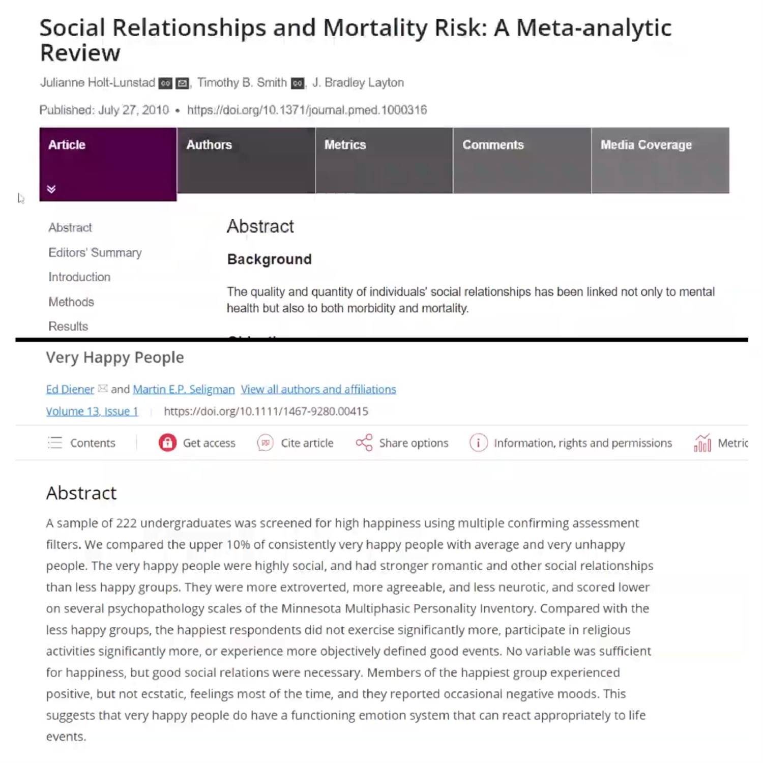 2 journal articles