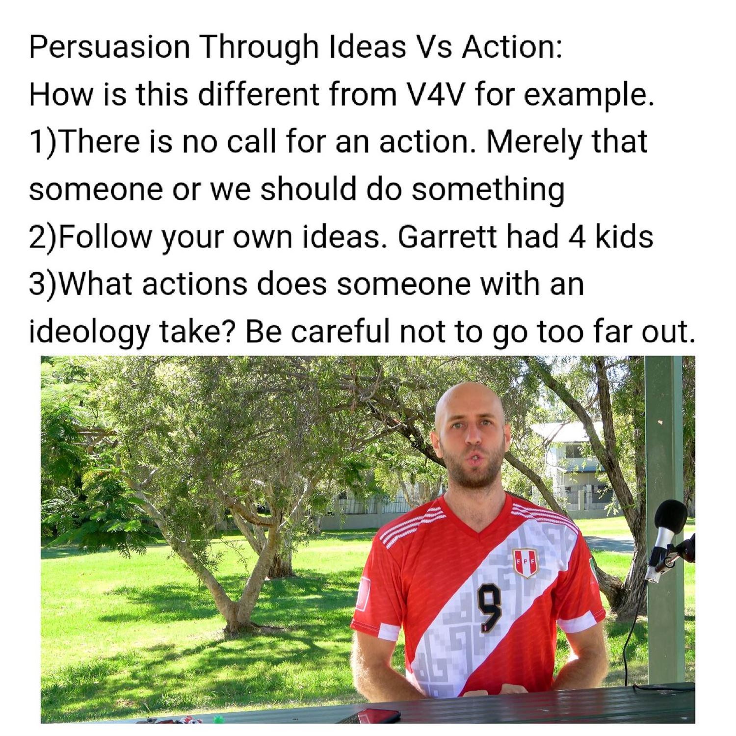 Ideas vs actions