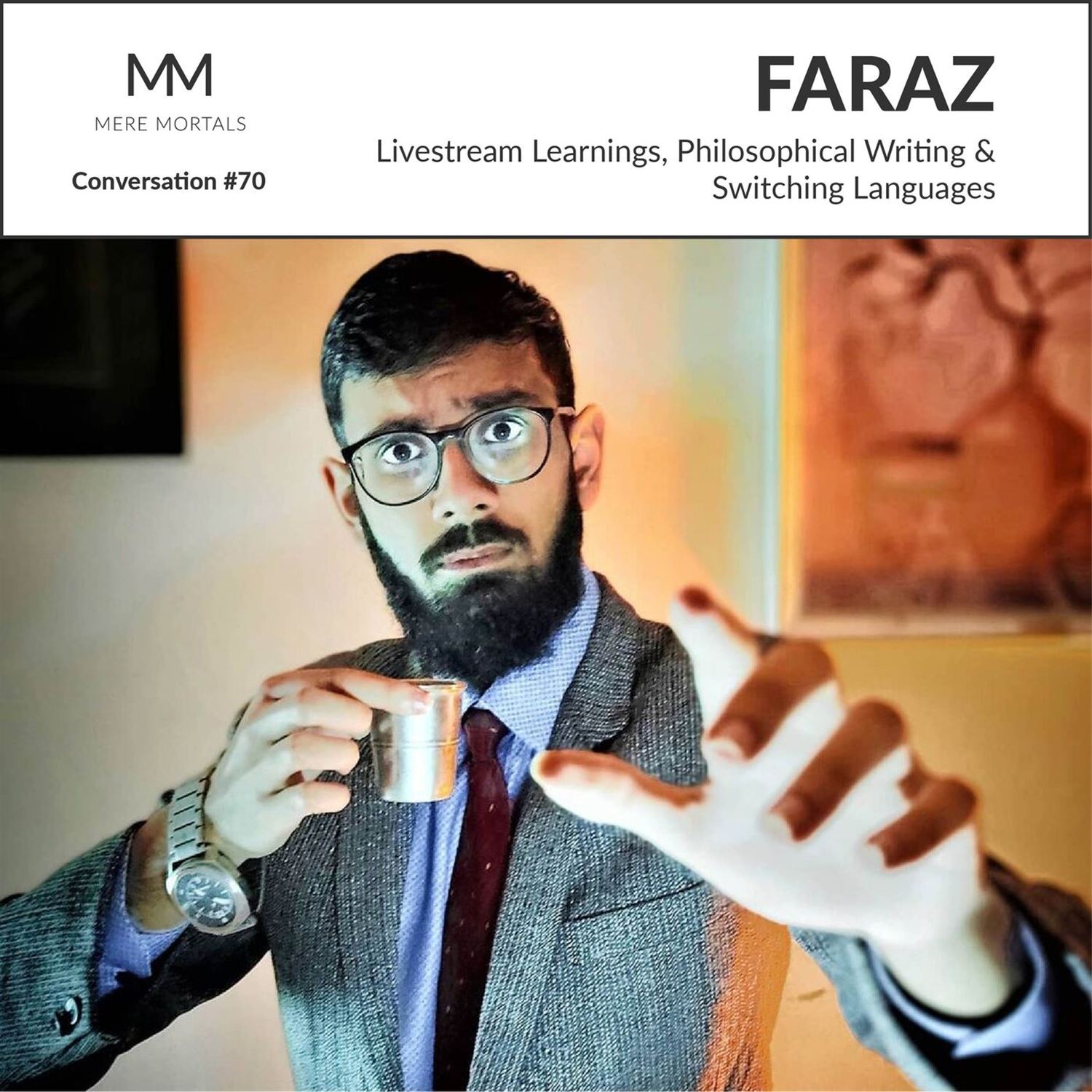 FARAZ | Livestream Learnings, Philosophical Writing & Switching Languages