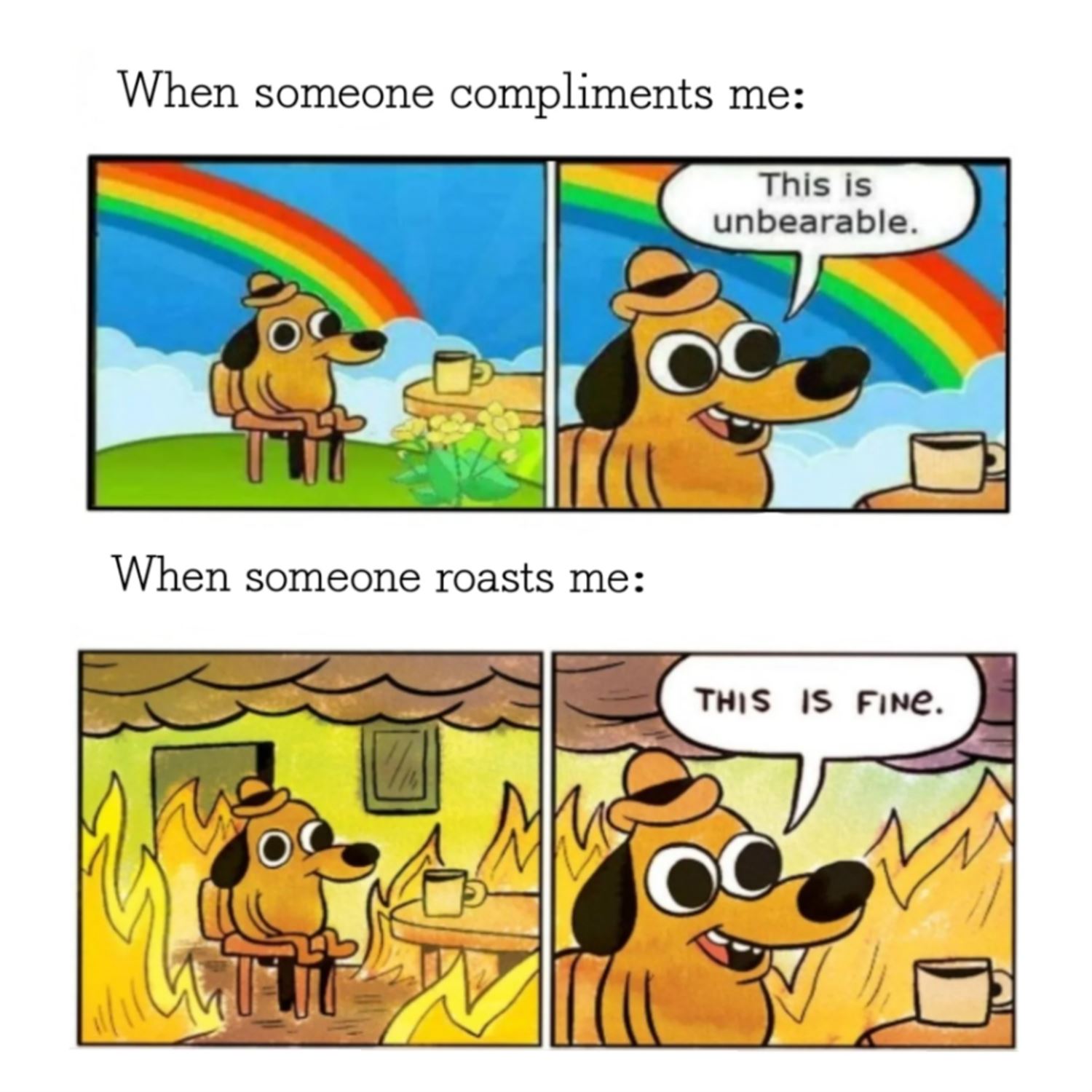 Taking a compliment