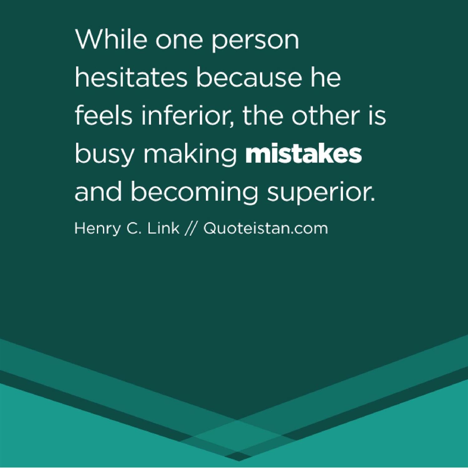 Should one seek out mistakes?