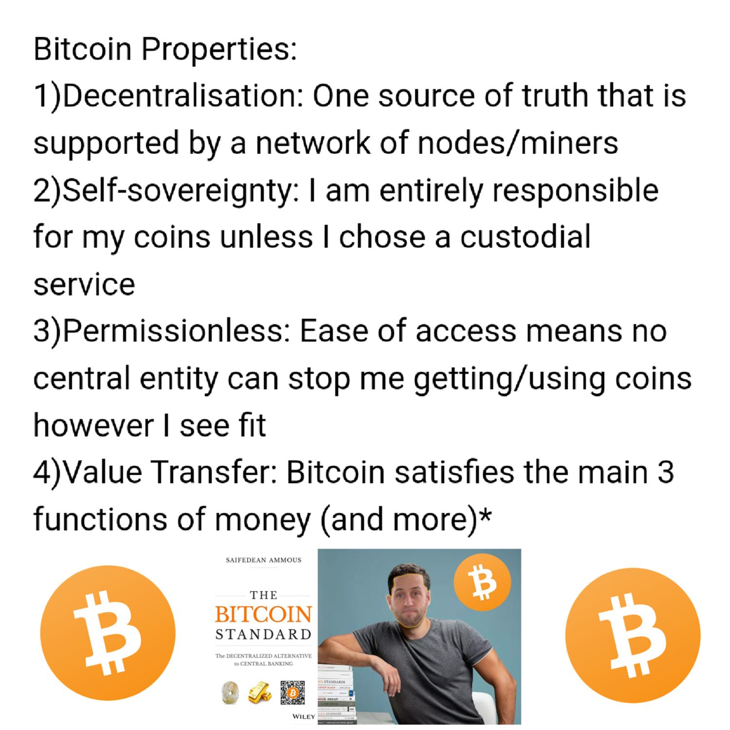 Bitcoin properties