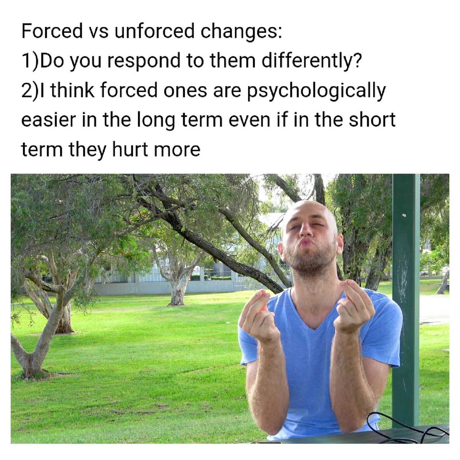 Forced vs Unforced changes