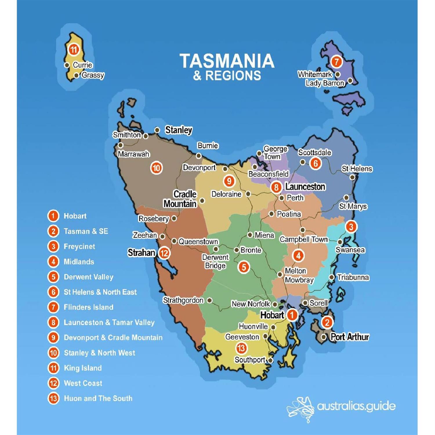 Where is Tasmania?