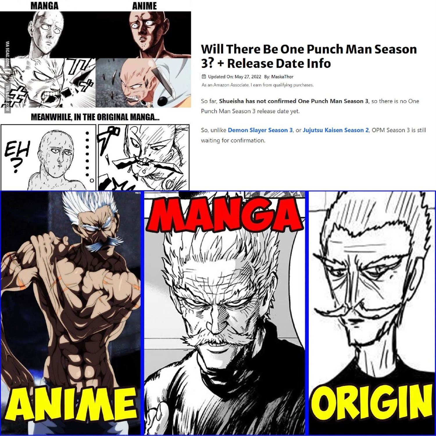 Web comic vs Manga vs Anime