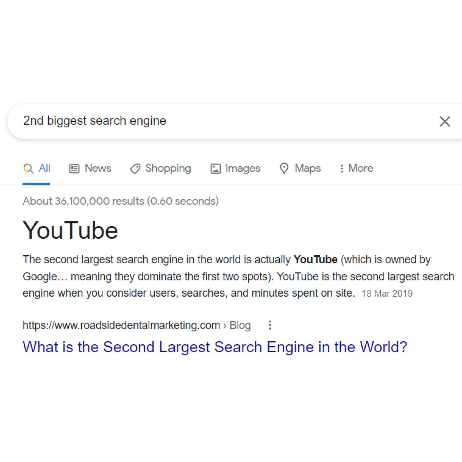 Broad vs narrow search engines