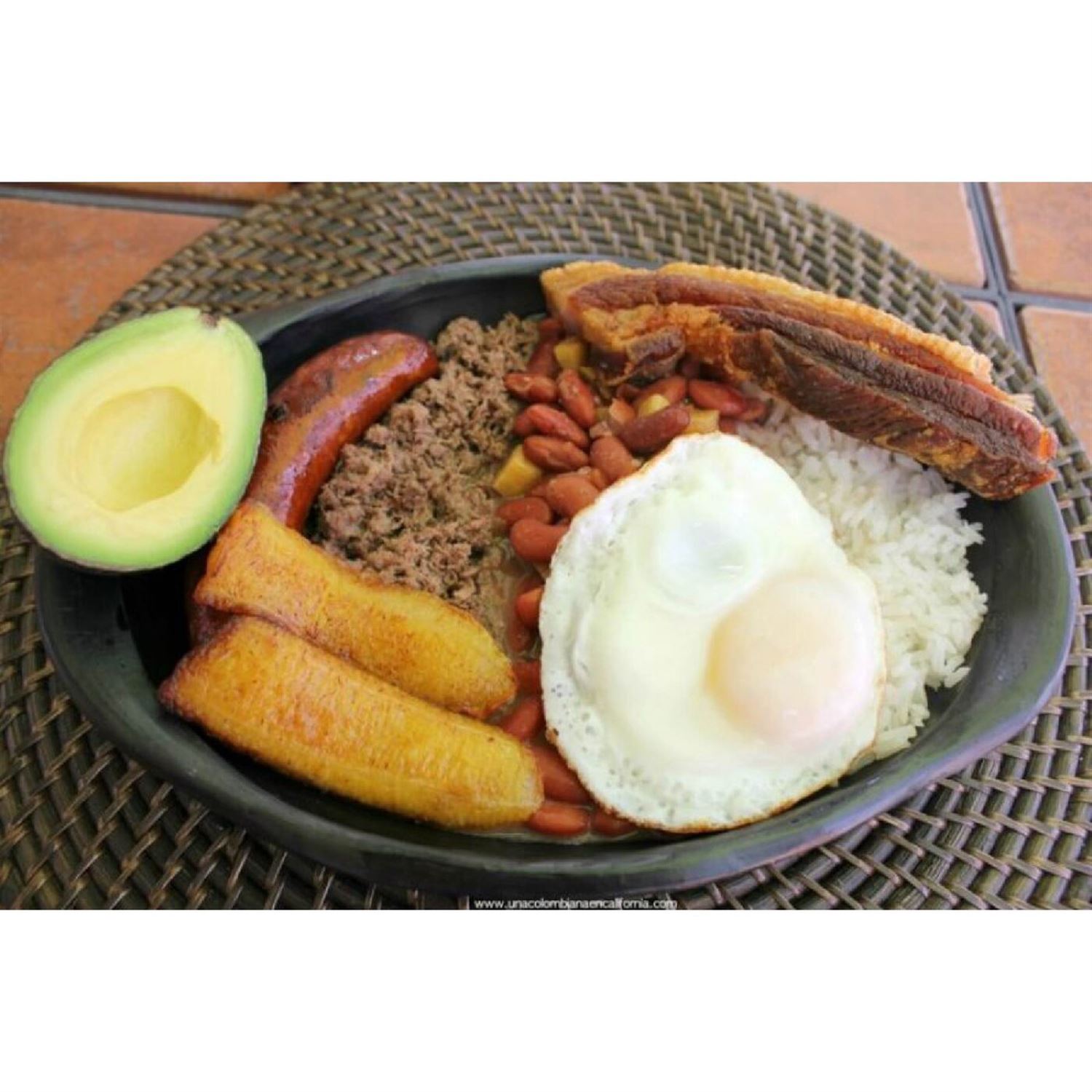 Colombia food: Bandeja Paisa