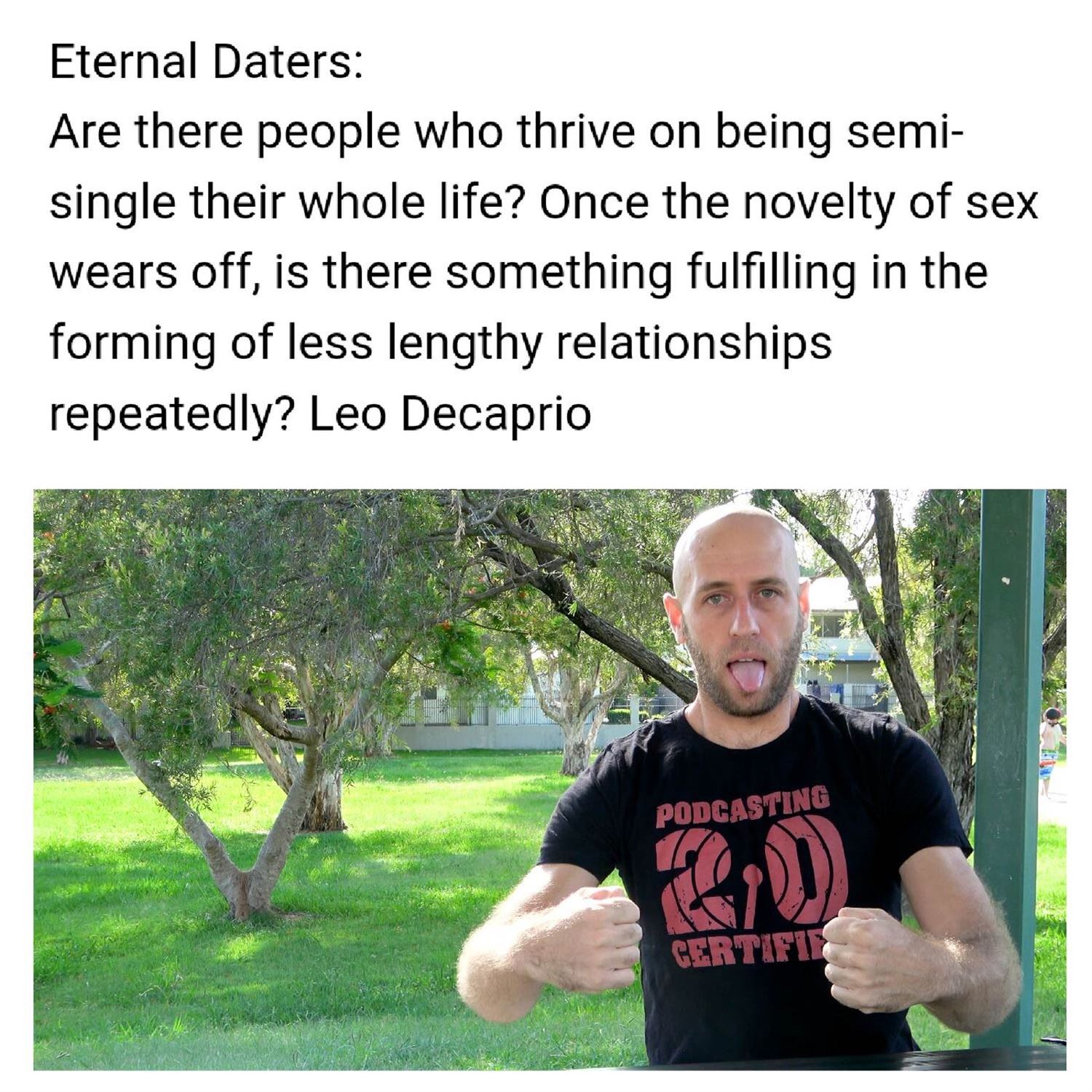 Eternal daters
