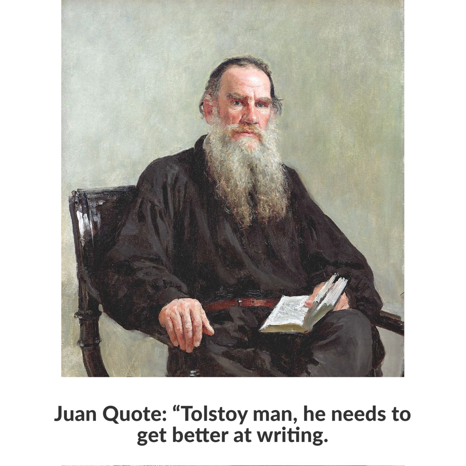 Tolstoy needs to get better at writing