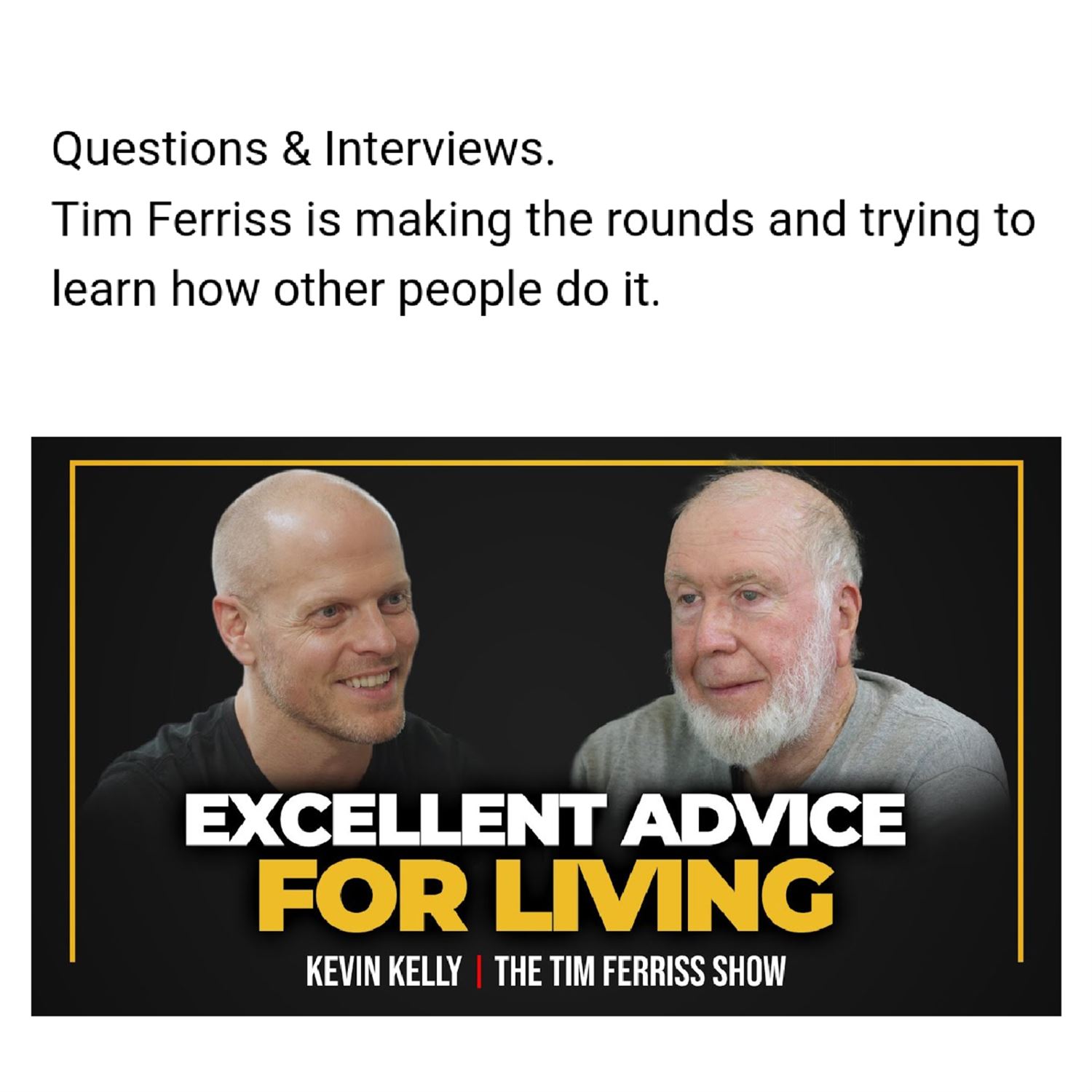 Interview or conversation?