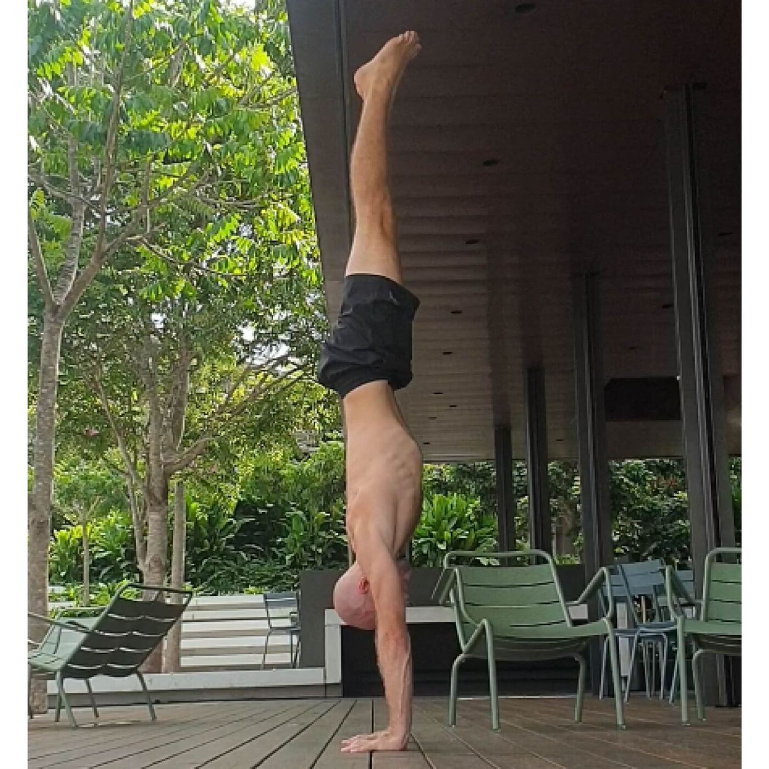 Gymnastics and handstands