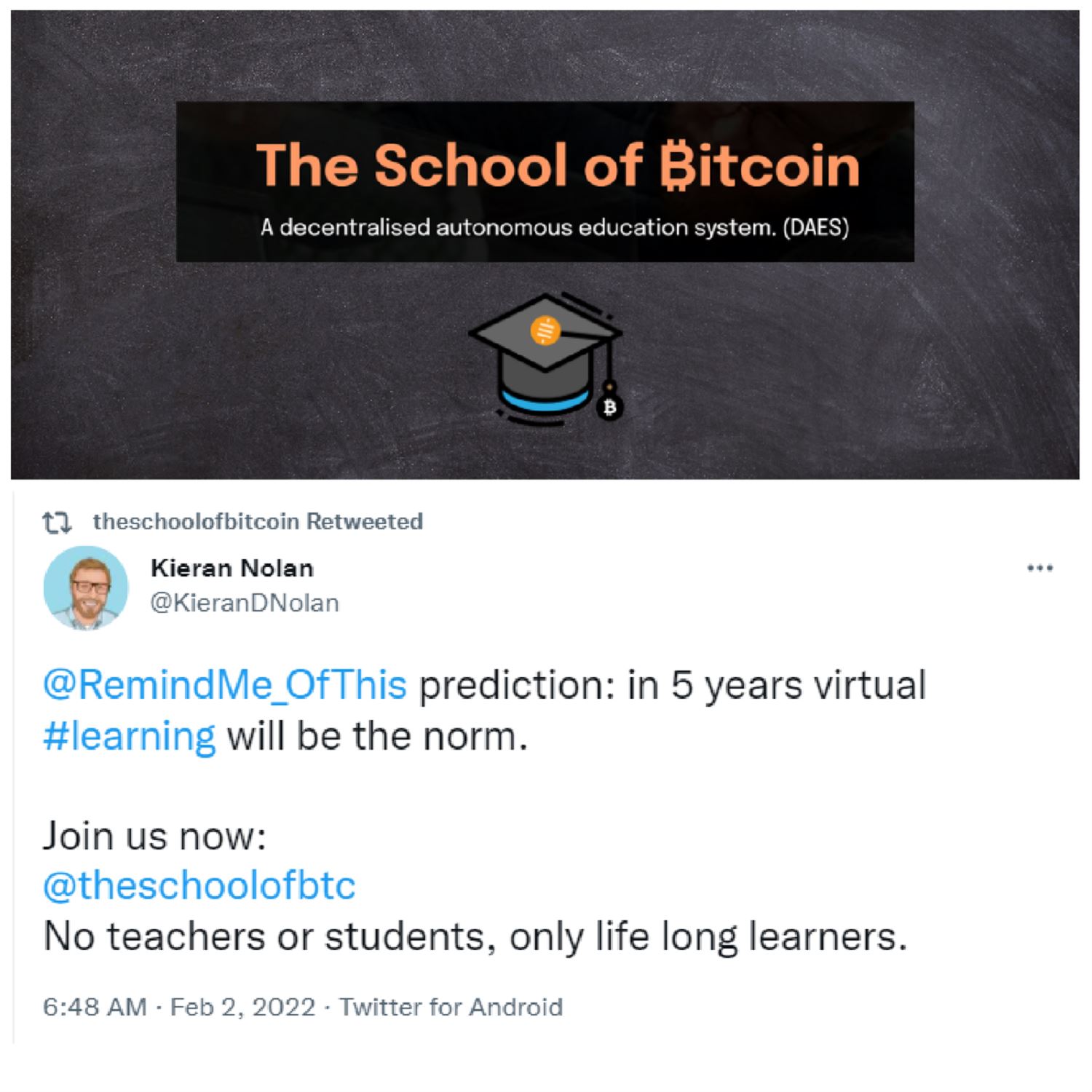 The School of Bitcoin