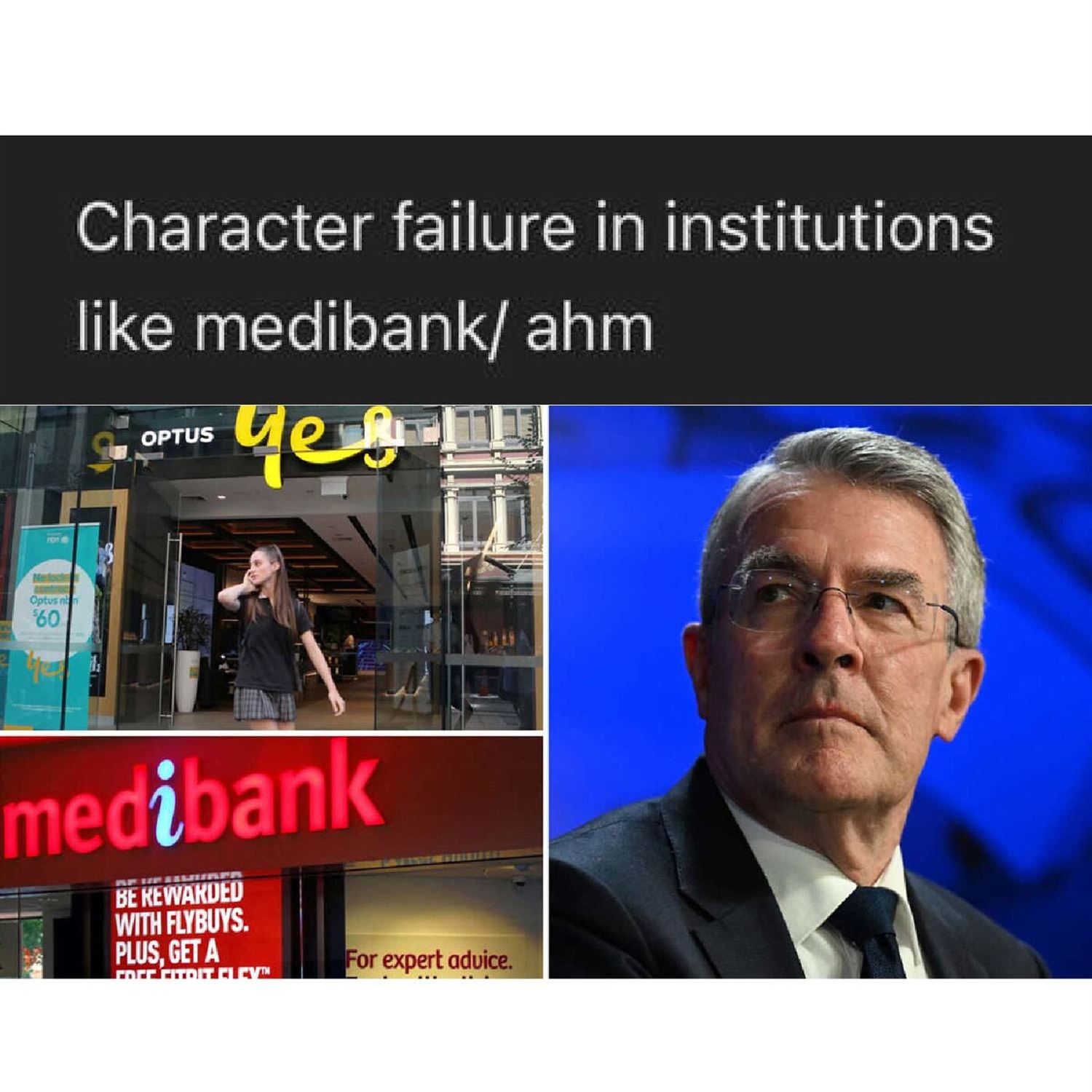 Institutional Character: Optus vs Medibank