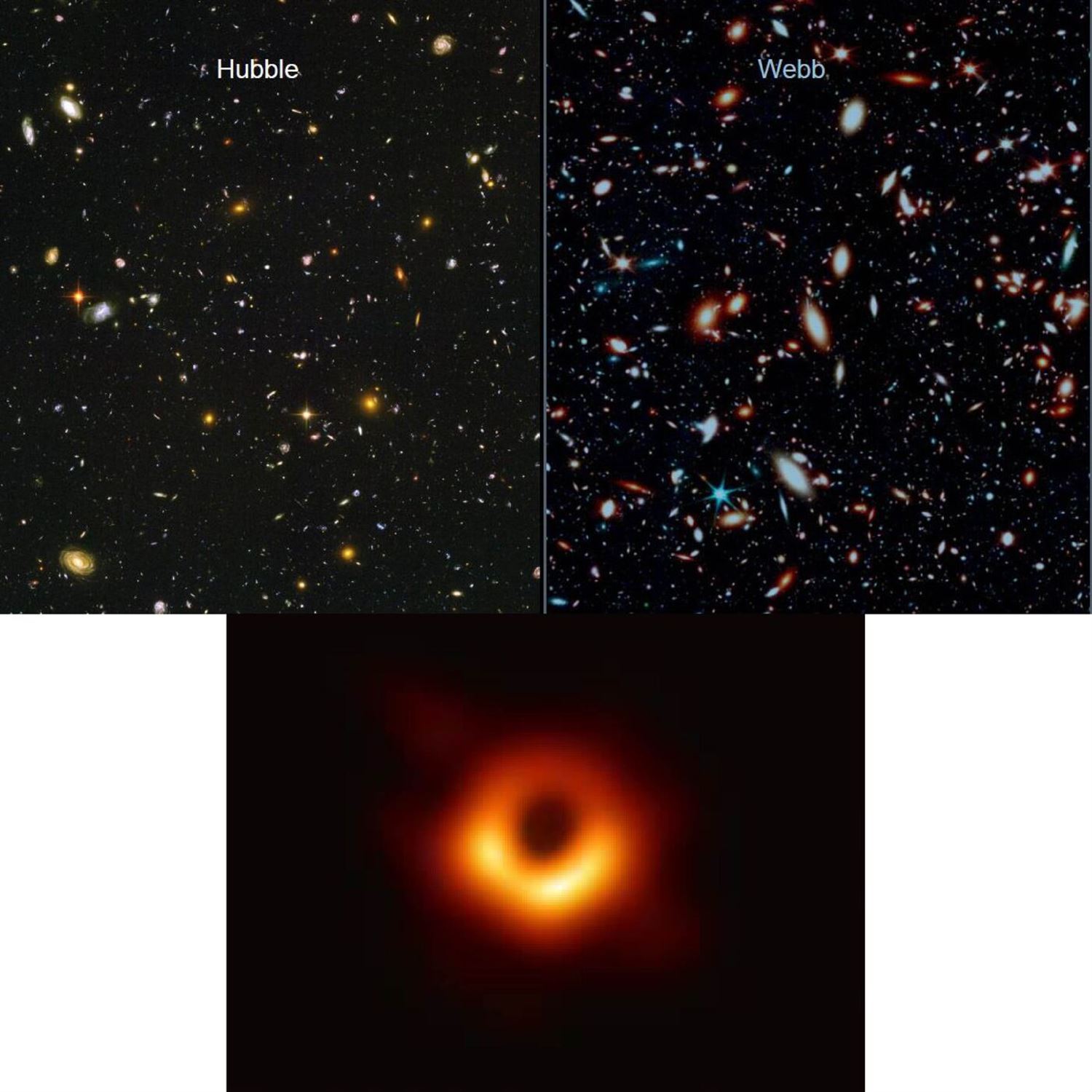 James Webb photos, black holes and quarks