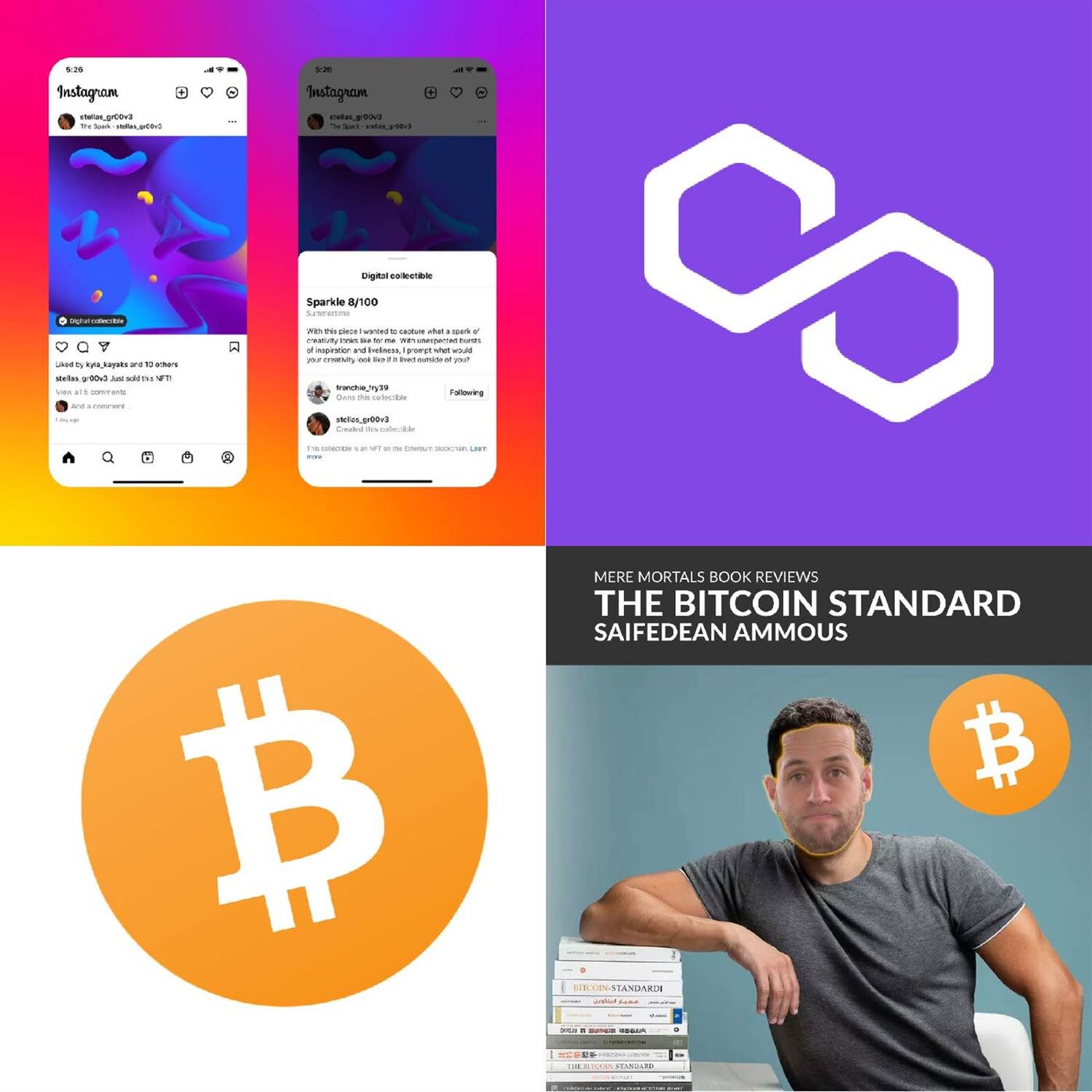 Instagram NFT's, Polygon and Bitcoin