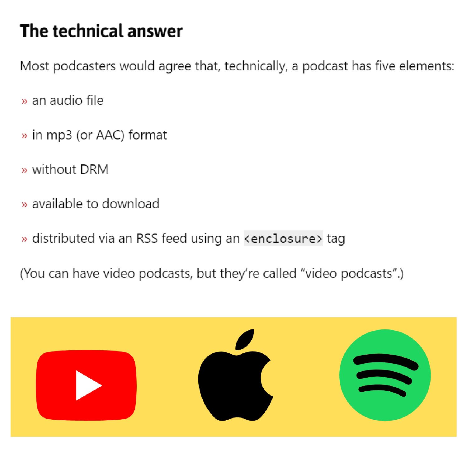 The Technical Definition