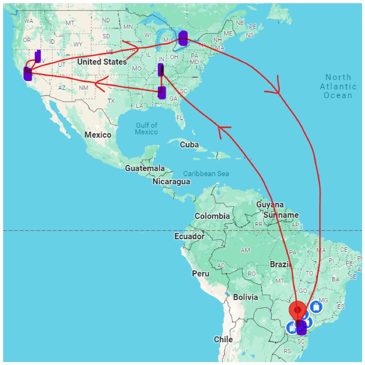 Travel destinations recap