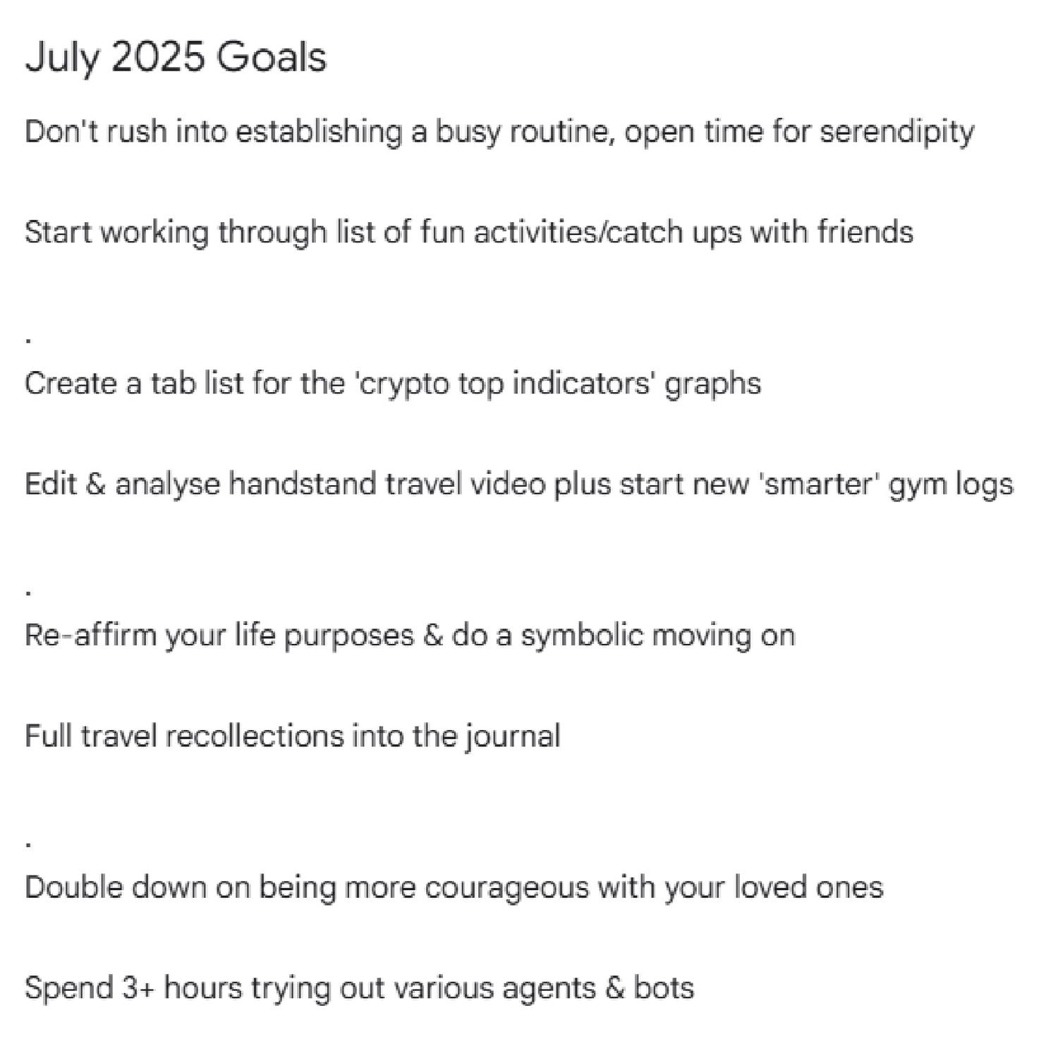Kyrin's July 2025 Recap