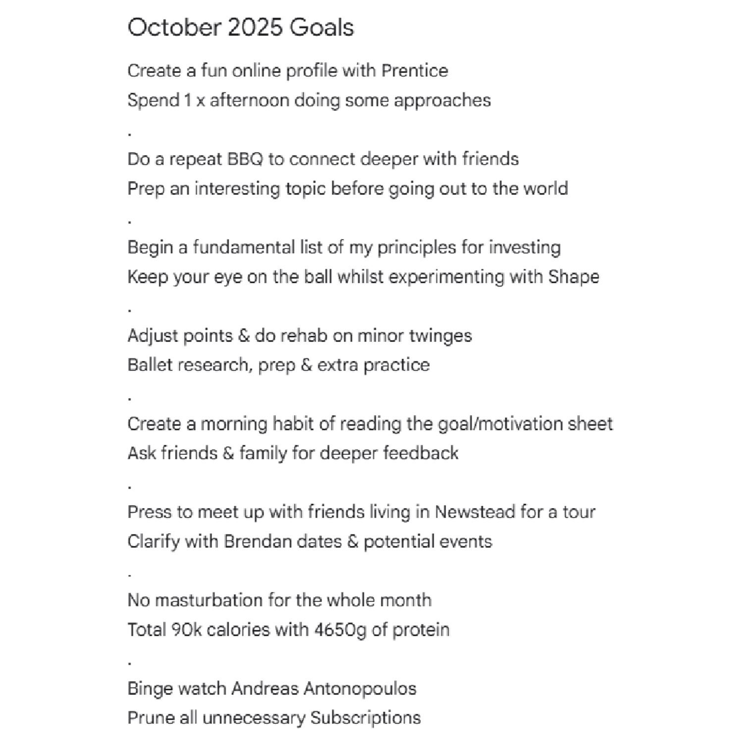 Kyrin's October 2025 Recap