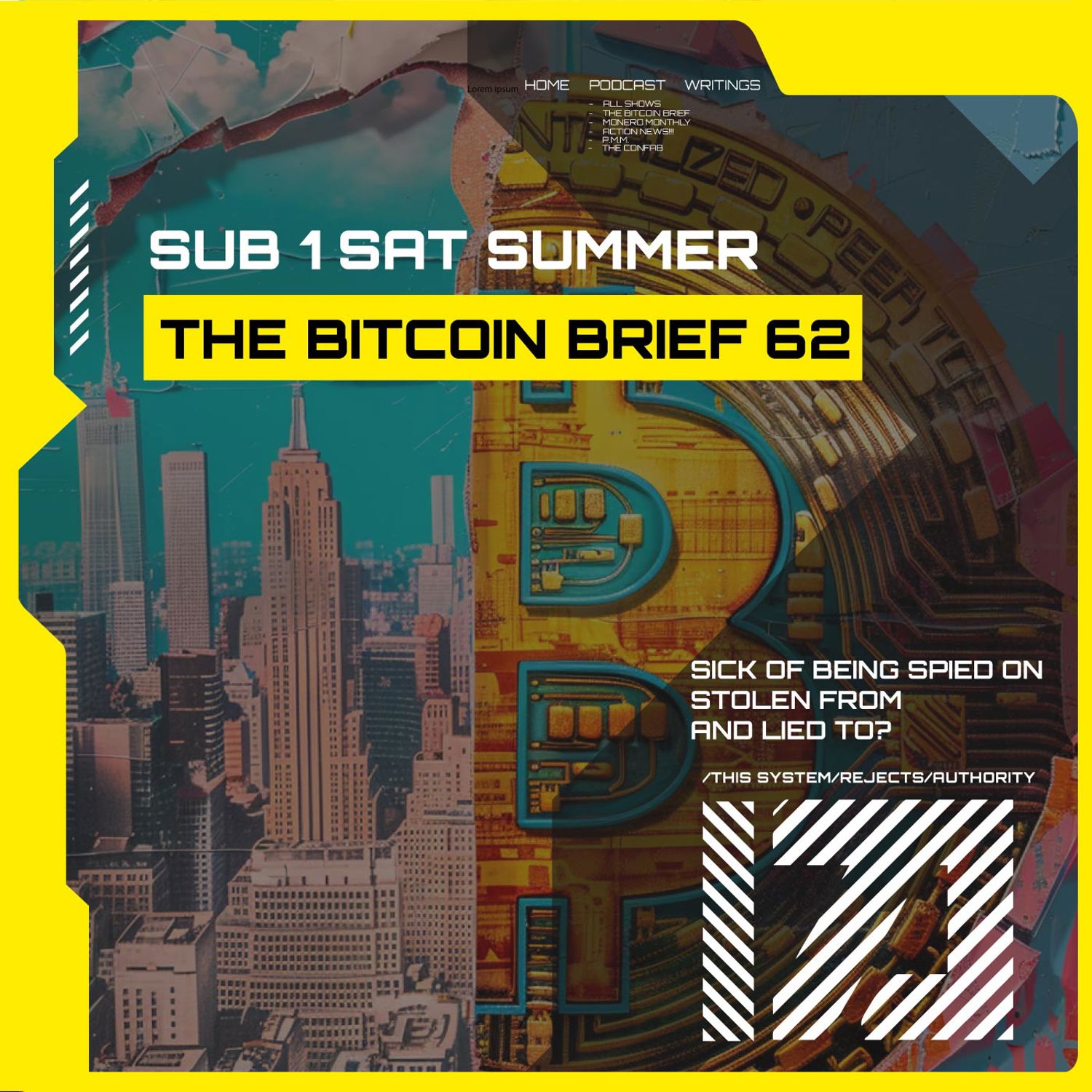 Sub 1 Sat Summer | THE BITCOIN BRIEF 62