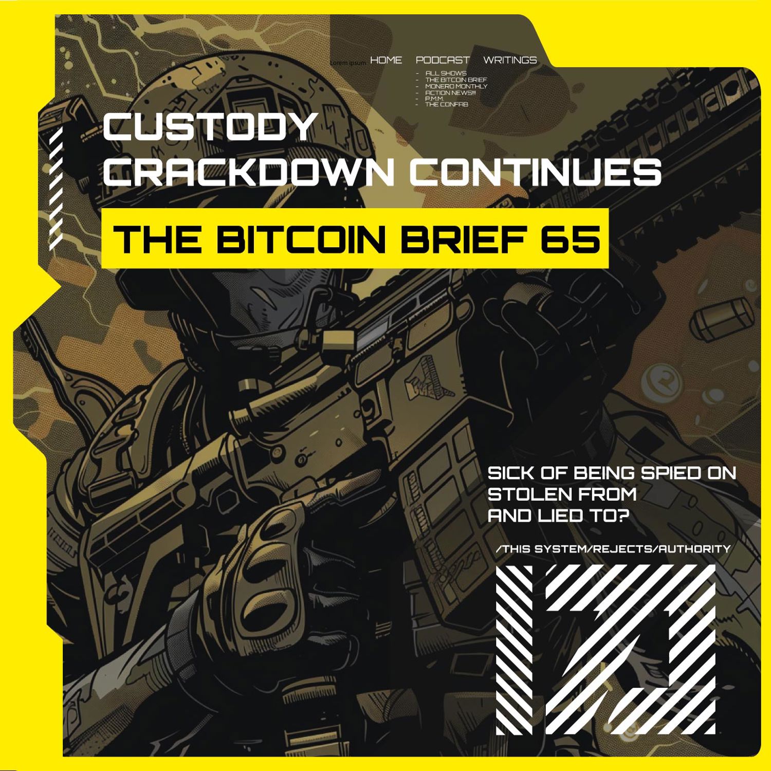 Custody Crackdown Continues | THE BITCOIN BRIEF 65 Artwork