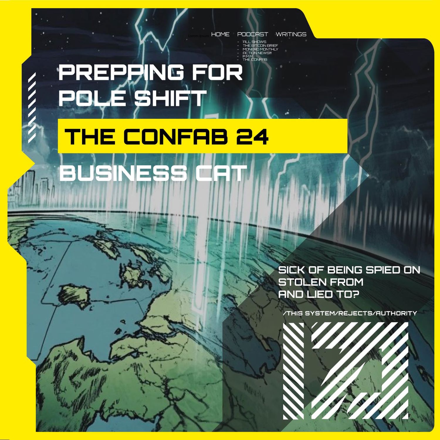 Prepping for Pole Shift | The Confab 24: Business Cat