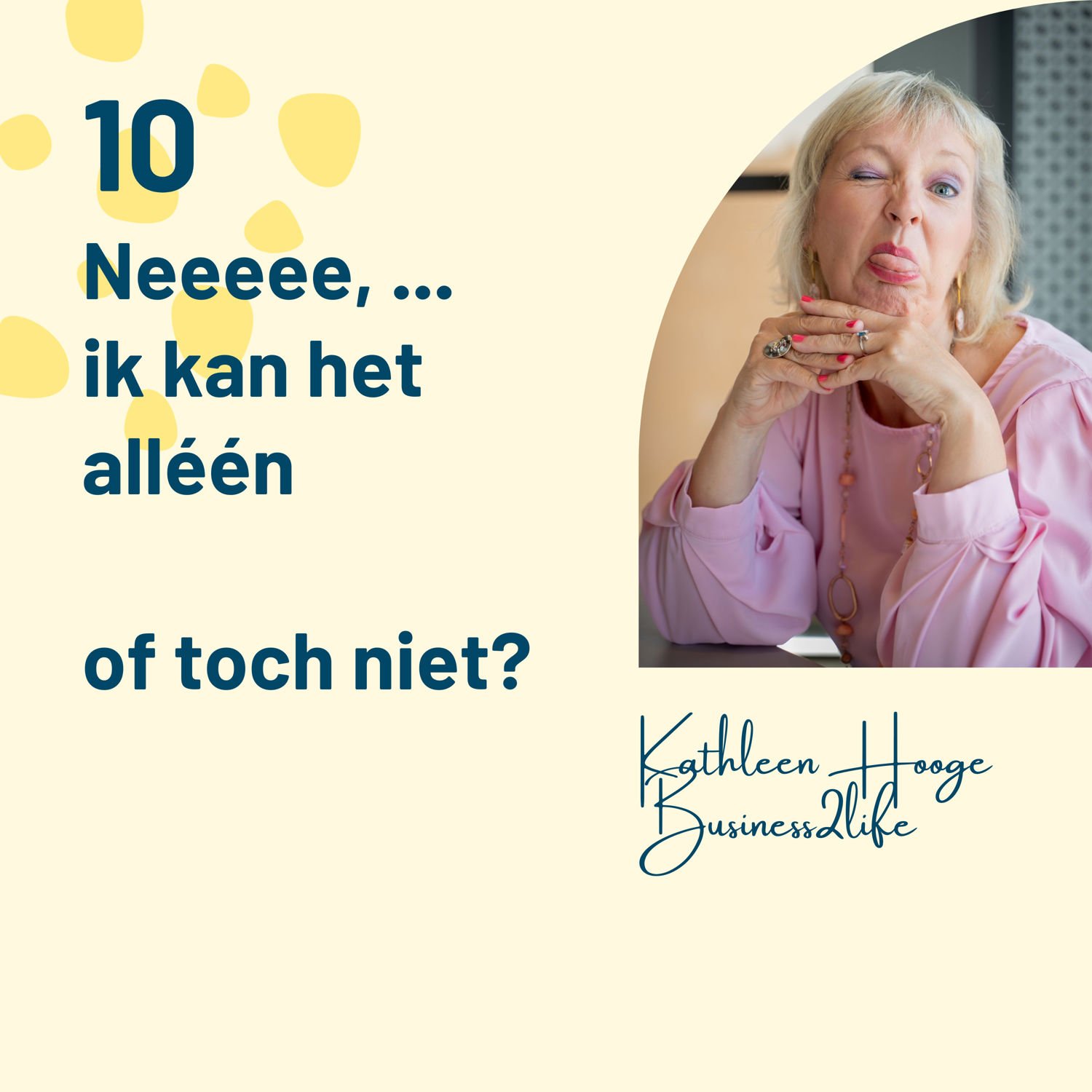 #10 - néééé, ik kan het alleen ... of toch niet?? Artwork